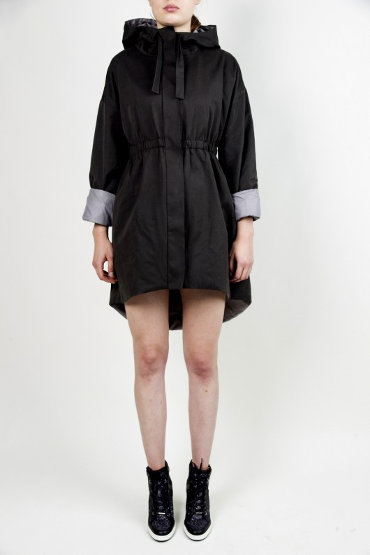 Parka przeciwdeszowa ONE SIZE Fludra SLOW Fashion