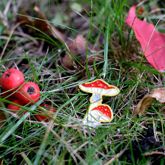 przypinki Pin "Muchomory"
