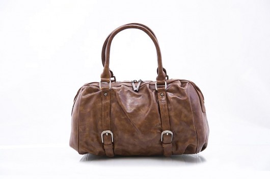 Kuferek, torebka damska SE 3 10-09 dark camel Vera Bags