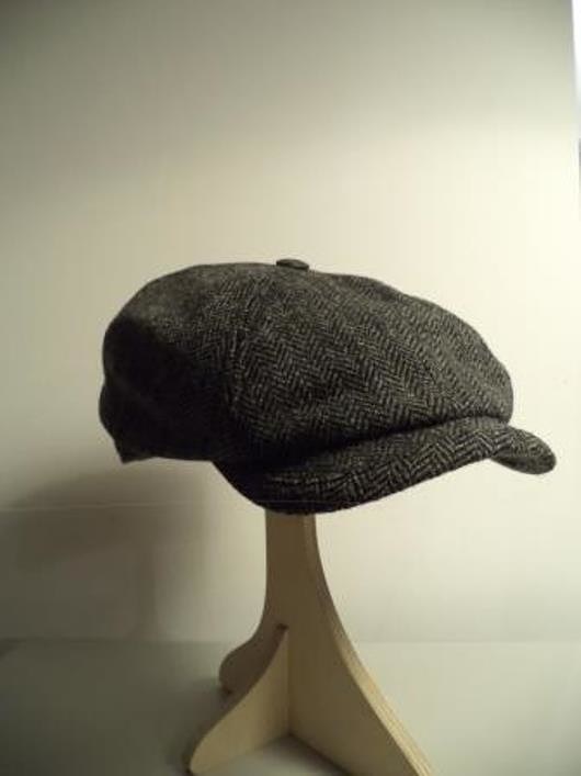 Cyklistówka - szara jodełka  Dubas Headwear