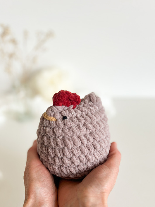 ozdoby wielkanocne Błyskotka kura