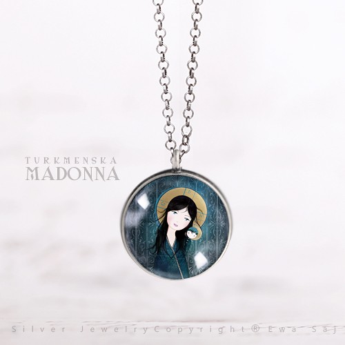 Madonna Turkmeńska - srebrny simple Ewa Saj  Silver