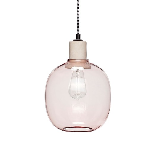 Lampa wisząca Celling rose szkło 30cm Home Design