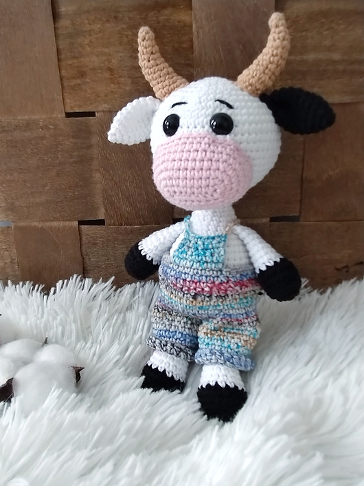 misie i maskotki Byczek Kuba, krówka, krowa