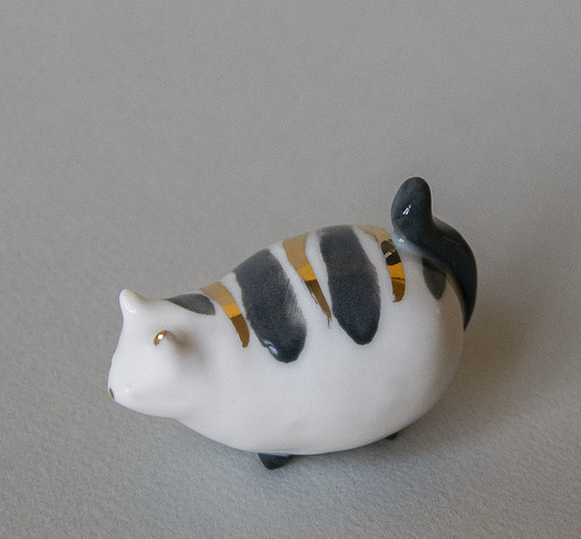 Kot Tygrysek dla Ewy Pangzi Ceramics