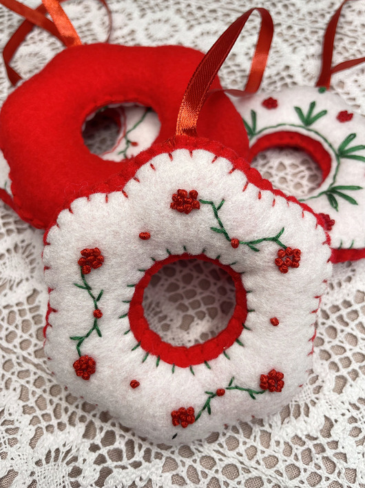 ozdoby choinkowe Zestaw świątecznych zawieszek #16