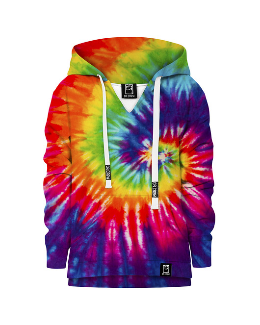 bluzy dla chłopców Bluza Chłopiec DR.CROW Tie Dye Blue
