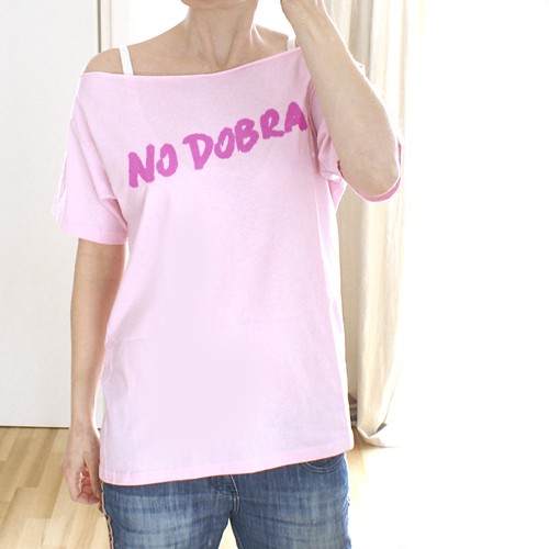 No dobra Różowy Oversize ONE MUG A DAY