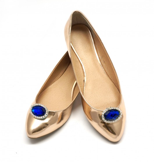 Sapphire & Diamonds - klipsy do butów Coquet