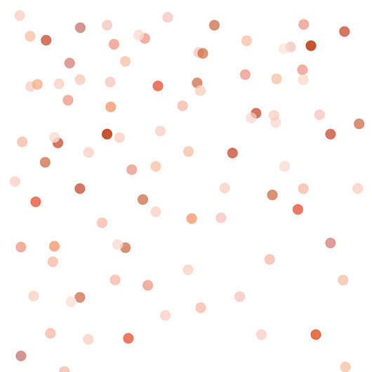 naklejki ścienne do pokoju dziecka Tapeta dla dzieci Koralowe Kropki ( Coral Dancing Dots )