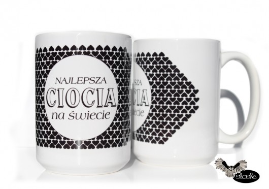 Kubek  450ml dla Cioci, prezent Sowia Aleja