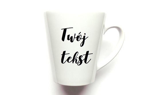 Kubek Latte z TWOIM TEKSTEM FarrowDesign