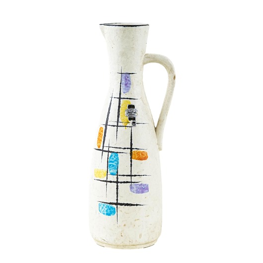 czajniki i dzbanki Dzbanek ceramiczny, niemiecki design, lata 60, produkcja: Jasba