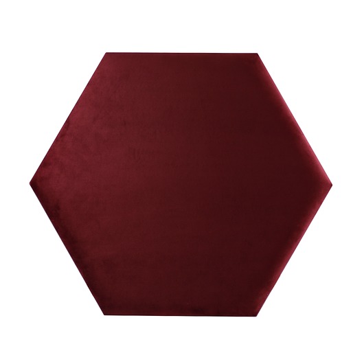 Panel HEKSAGON ścienny BORDO Agrafka