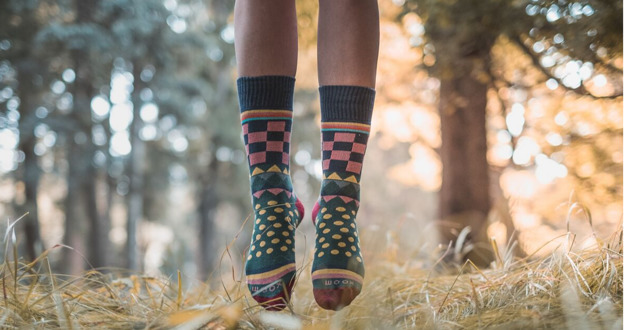 skarpetki damskie SOCCUS GEOMETRICUM Narcissus