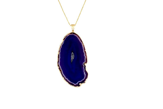 Colare Plaster Geody Agatu złoto Brazi Druse Jewelry