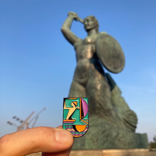 przypinki Pin Warszawa - Syrenka