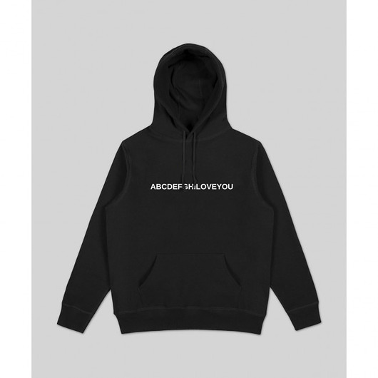 I Love You Black Hoodie Back to Black