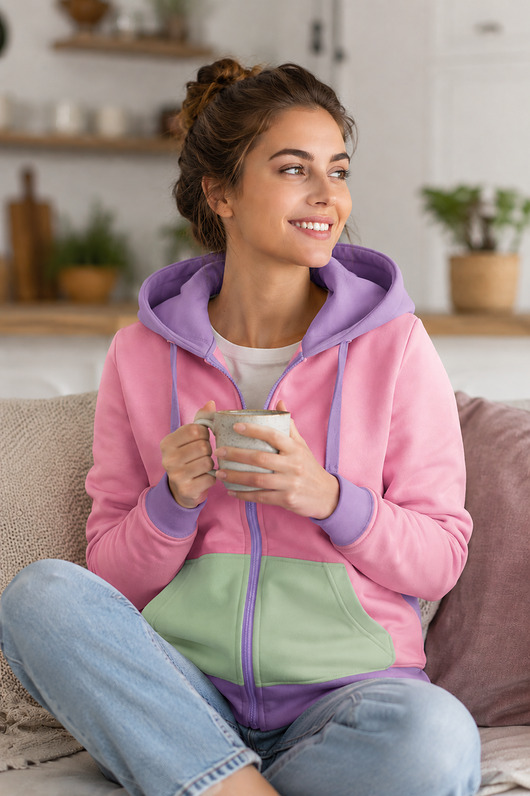 bluza z kapturem damska Bluza rozpinana "Unicorn"