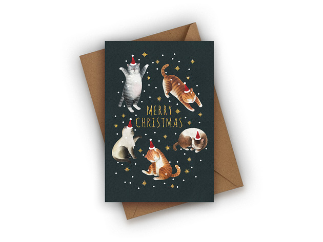 kartki świąteczne Kartka świąteczna- Merry Christmas