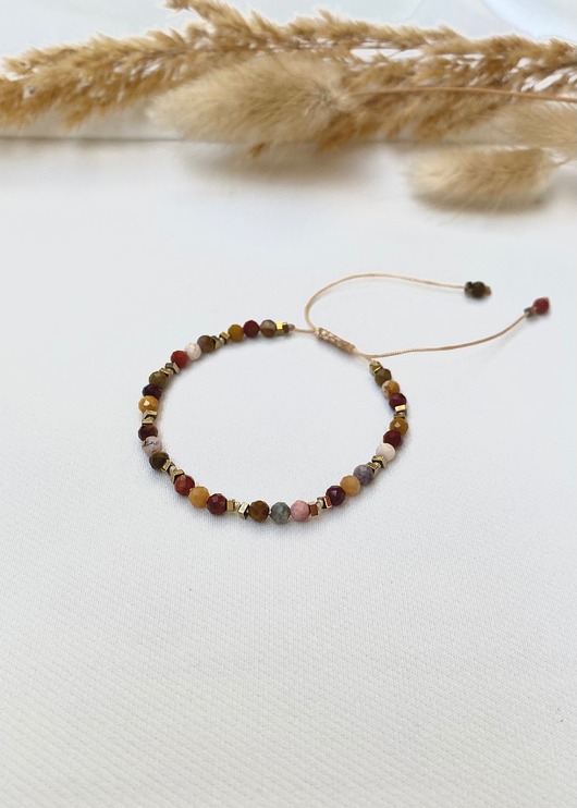 bransoletki z kamieni naturalnych Bransoletka z Mokaitem Fall