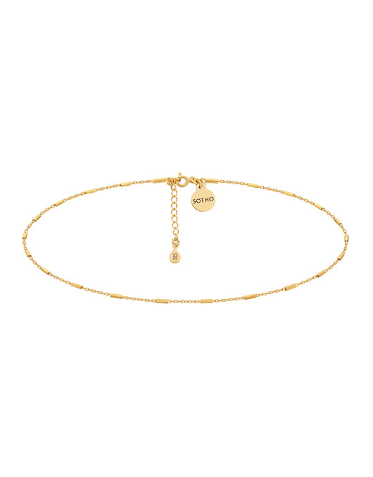 chokery Złoty łańcuszkowy choker