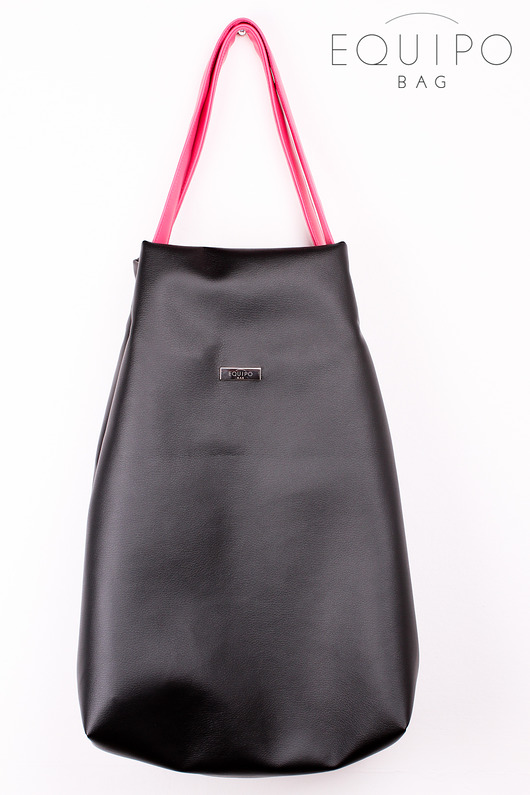 Shoper Bag Black & Pink equipo
