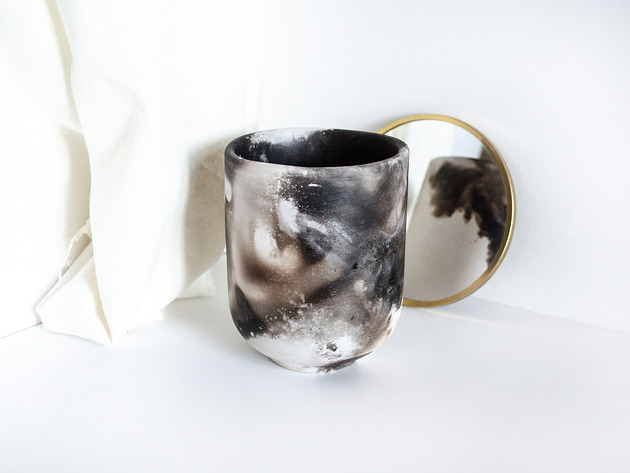 kubki i filiżanki Ceramiczny unikatowy kubek handmade, 250 ml
