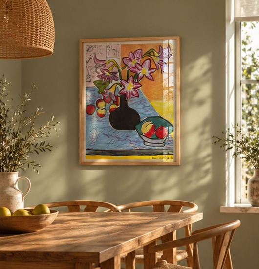 grafiki i ilustracje Matisse obraz,kwiaty, kolorowa dekoracja ścienna, plakat anemony
