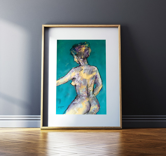 grafiki i ilustracje Melanie - rysunek B2 unikat