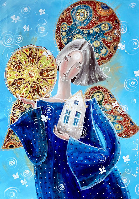 inne "Ciepło rodzinnego domu"-Giclee