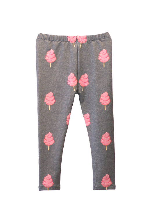 Leginsy COTTON CANDY grey Little Gold King