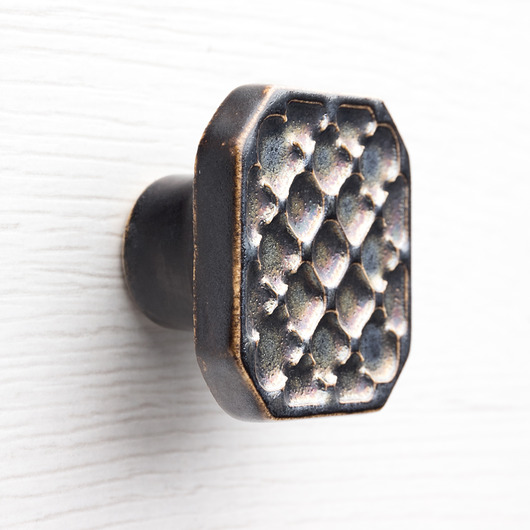 gałki do mebli Gałka do mebli, złoto-liliowo-czarna, wz.8