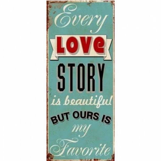 Szyld metalowy Story MIA home