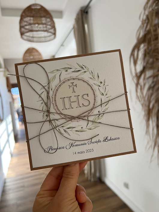 zaproszenia na komunię Najpiękniejsze zaproszenia handmade komunijne, na komunię dla chłopca, dziewc