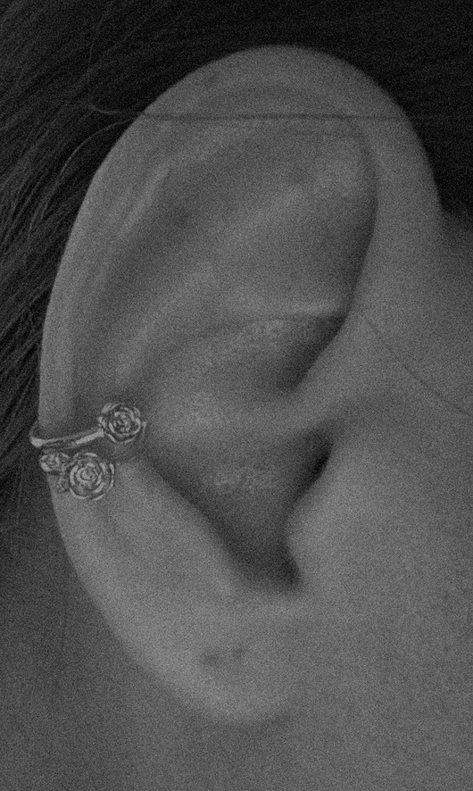 nausznice Nausznica róża kolczyk