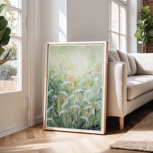 obrazy Oryginalna akwarela. Łąka  A2