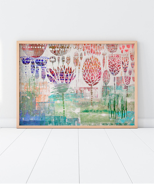 Plakat 100x70 cm - Kwiaty Gabriela Krawczyk