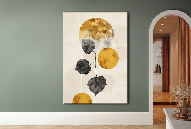 plakaty Liście - Plakat, druk - Chiński Orient, Harmonia Zen, Roślinny #67