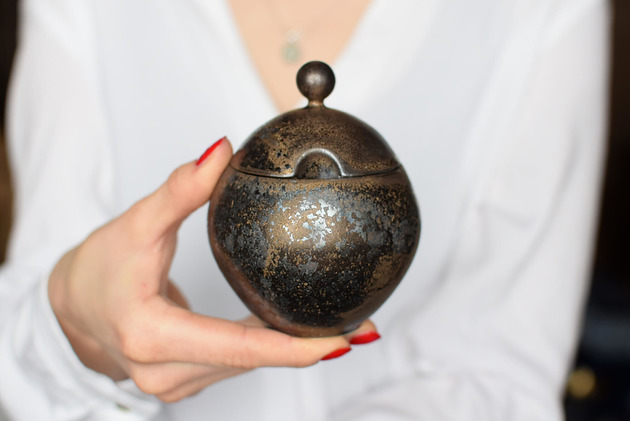 cukiernice Cukierniczka Ceramiczna Złoto Srebro
