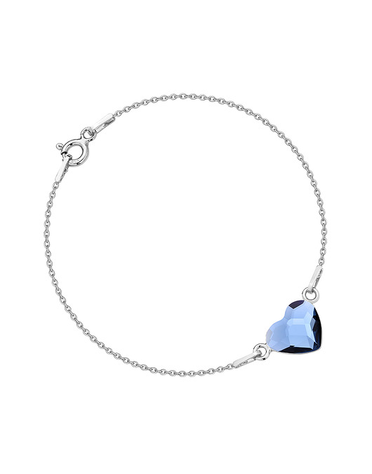 Bransoletka z serduszkiem Swarovski /1625/ MYNESS