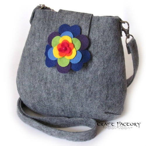 Rainbow Bloom - mała torebka na ramię Craft Factory