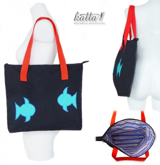Two Blue Fishes Katta