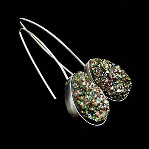 glamour- druzy w srebrze Pracownia Neores
