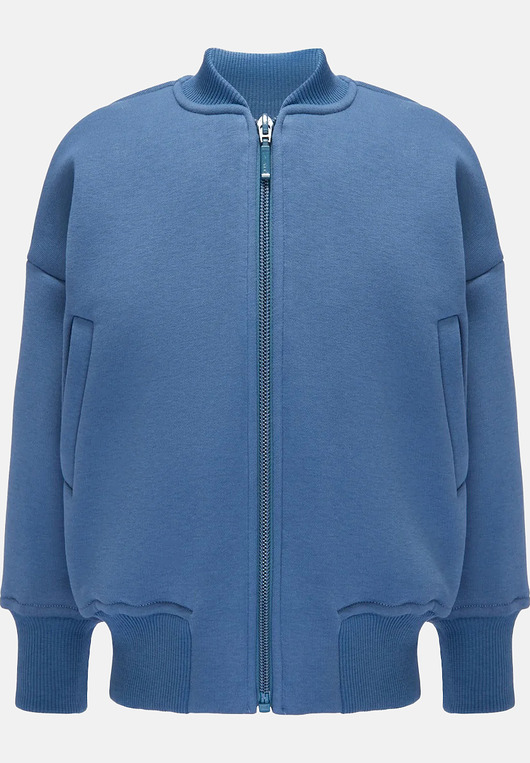 kurtki i płaszcze dla dziewczynki Bomberka Kids La Bomba Niebieski Dżins