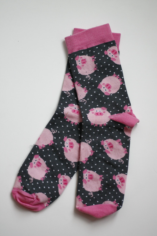 skarpetki damskie Skarpetki Świnki rozm. 32-34