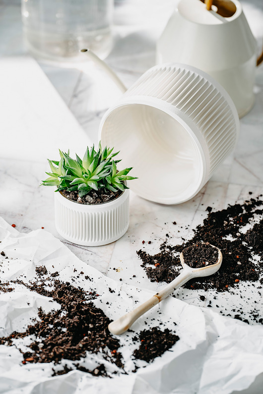 doniczki Mała doniczka 71P02.120.WHITE / eko / zero waste / minimalizm