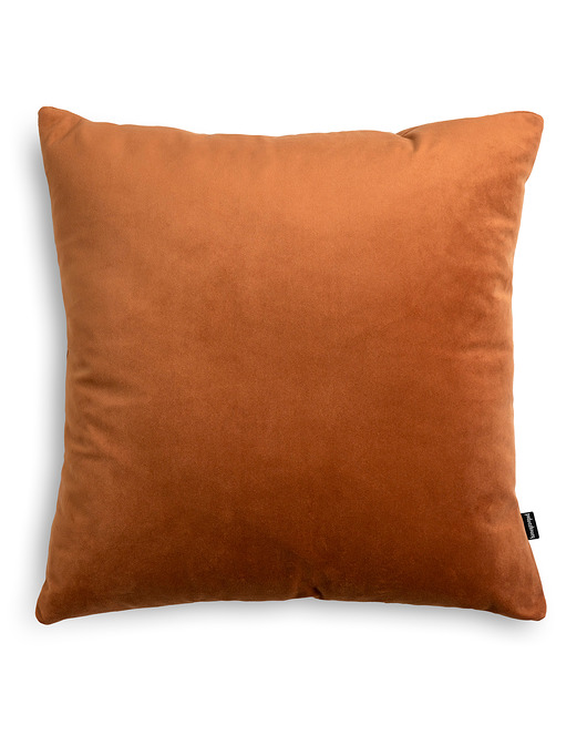 poduszki gładkie Velvet ruda poduszka dekoracyjna 45x45