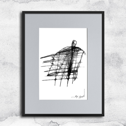 grafiki i ilustracje Autorska grafika z ramą nr 31