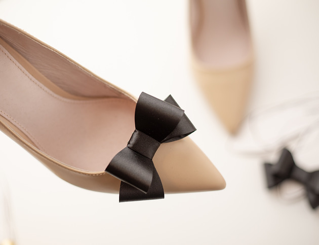 Klipsy do butów Coquet-Kokardy 3D Lovely/Black Coquet